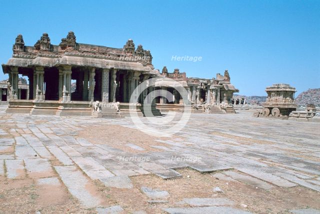 Vitthala Temple, Hampi, Karnataka, India. Creator: Vivienne Sharp.