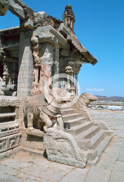 Vitthala Temple, Hampi, Karnataka, India. Creator: Vivienne Sharp.