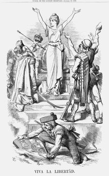Viva La Libertád 1868. Creator: John Tenniel