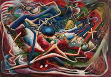 Vivace 6, 1918. Creator: Bauer, Rudolf (1889-1953)