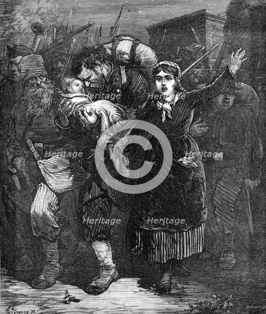 "Vive La Commune!", 1871. Creator: William James Palmer.