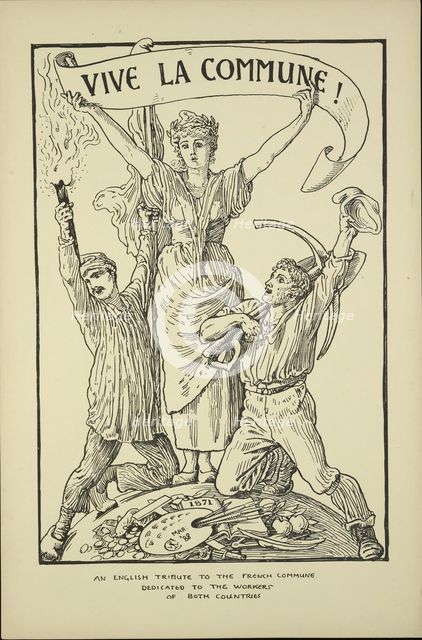 Vive la Commune! An English tribute to the French commune dedicated to the workers of both countries