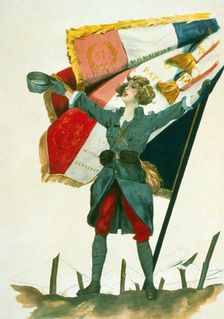 Vive la France, pub. 1918. Creator: French School (20th Century)
