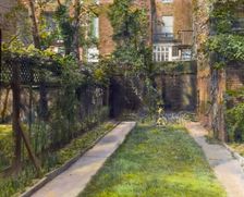Vivian Spencer townhouse, West 12th Street, New York, New York, c1922. Creator: Frances Benjamin Johnston