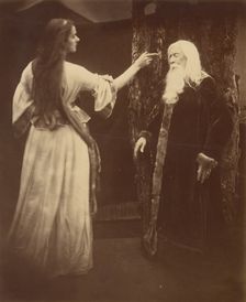 Vivien and Merlin, 1874. Creator: Julia Margaret Cameron