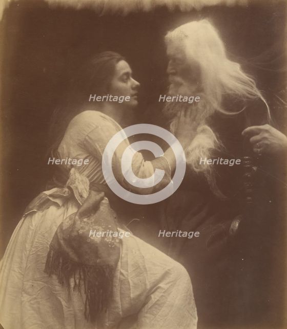 Vivien and Merlin, September 1874 . Creator: Julia Margaret Cameron.
