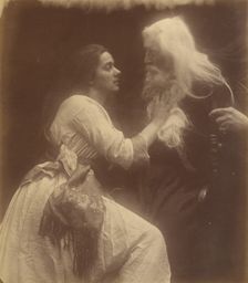 Vivien and Merlin, September 1874 . Creator: Julia Margaret Cameron