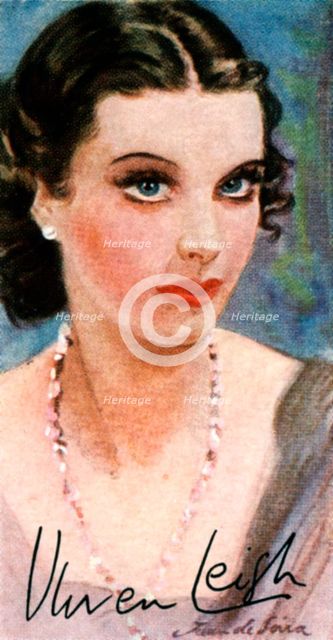 Vivien Leigh, (1913-1967), English actress of the theatre and cinema, 20th century. Artist: Unknown