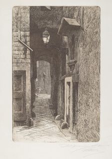 Via de Cavalieri, 1886. Creator: Telemaco Signorini