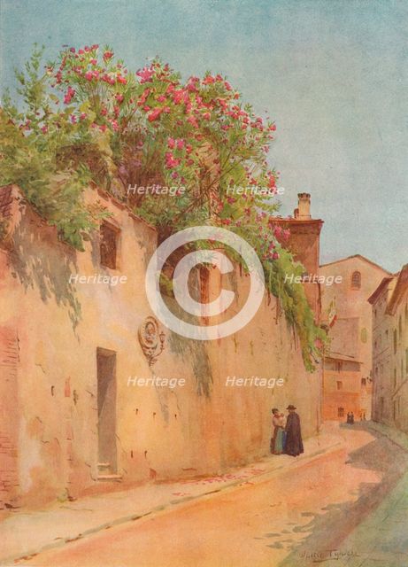 'Via Delle Sperandie, Siena', c1900 (1913). Artist: Walter Frederick Roofe Tyndale.