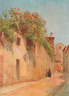 Via Delle Sperandie, Siena c1900 (1913). Artist: Walter Frederick Roofe Tyndale
