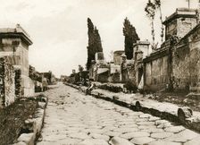 Via delle Tombe, Pompeii, Italy, c1900s. Creator: Unknown