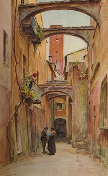 Via dello Speddale, Noli c1910, (1912). Artist: Walter Frederick Roofe Tyndale