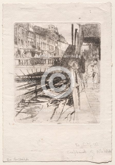 Via Garibaldi, late 19th-early 20th century. Creator: Otto H. Bacher (American, 1856-1909).