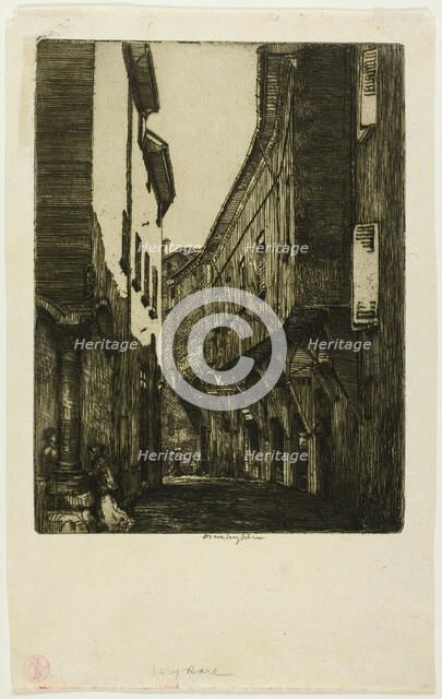 Via San Vitale, Bologna, 1904. Creator: Donald Shaw MacLaughlan.