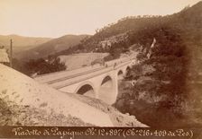 Viadotto di Papigno chilometro 12 + 897 (chilometro 216 + 409 da Pescara), October 1883. Creator: Achille Mauri