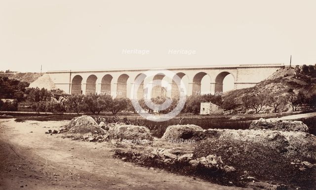 Viaduc de Bandol, 1859 or after. Creator: Edouard Baldus.
