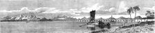 Viaduct on the Madras Railway across the River Poiney, in Arcot, 1857. Creator: Unknown