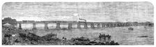Viaduct over the Taptee, for the Bombay, Baroda, and Central India Railway, 1862. Creator: Unknown