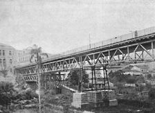 Viaducto do Cha 1895. Artist: Paulo Kowalsky