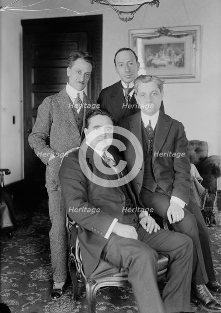 Viafora, Malatesta, Stracciari, Theo. Bauer, between c1915 and c1920. Creator: Bain News Service.