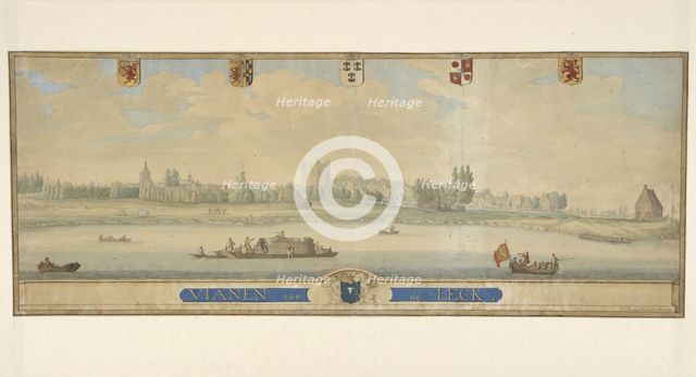 Vianen on the Leck, 1739. Creator: J. van Kamp.