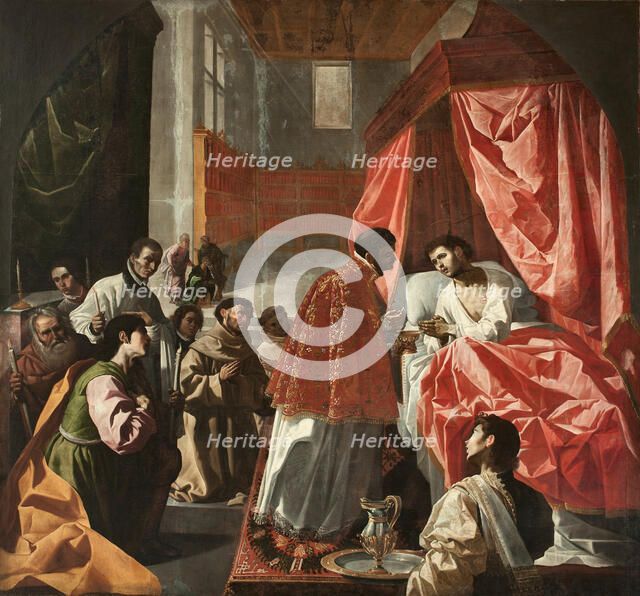 Viaticum of Saint Bonaventure, Second Half of the 17th century. Creator: Zurbarán, Francisco, de (1598-1664).