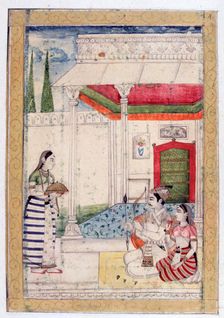 Vibhasa Ragini, Ragamala Album, School of Rajasthan, 19th century