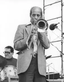 Vic Dickenson, Capital Radio Jazz Festival, Alexandra Palace, London, 1979. Creator: Brian Foskett
