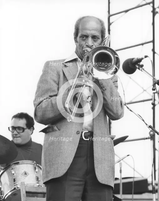Vic Dickenson, Capital Radio Jazz Festival, Alexandra Palace, London, 1979. Creator: Brian Foskett.
