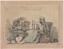 Vicar & Moses, April 1, 1786., April 1, 1786. Creator: Thomas Rowlandson