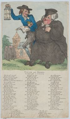 Vicar & Moses, August 8, 1784., August 8, 1784. Creator: Thomas Rowlandson