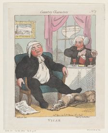 Vicar, September 10, 1799., September 10, 1799. Creator: Thomas Rowlandson