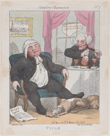 Vicar, September 10, 1799., September 10, 1799. Creator: Thomas Rowlandson