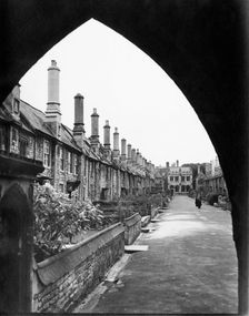 Vicars Close, Wells, Somerset, c1955. Creator: Arthur Charles Kirby Ware