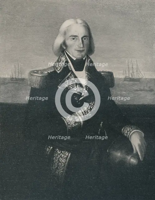 'Vice-Admiral François-Paul Brueys D'Aigalliers, c 1790s, (1896). Artist: Unknown.