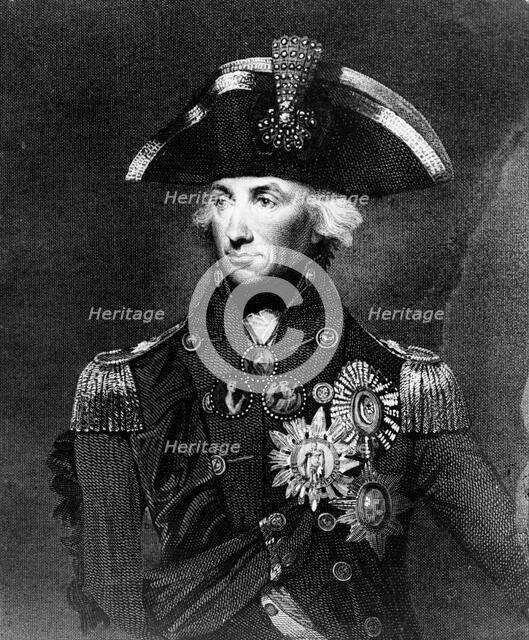 Vice Admiral Horatio Nelson, 19th century. Artist: Unknown