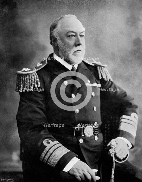 Vice-Admiral Sir Henry Fairfax, British naval officer, 1896.Artist: Symonds & Co