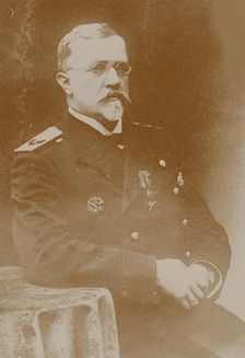 Vice-Admiral Vasily Alexandrovich Kanin (1862-1927), commander of the Russo-Baltic Fleet. Creator: Anonymous