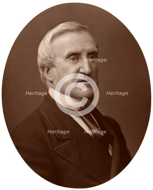 Vice-Chancellor Sir C Hall, Judge of the High Court of Justice, 1876.Artist: Lock & Whitfield