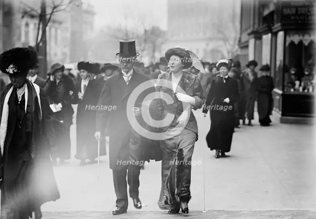 Vice President And Mrs. Marshall, 1913. Creator: Unknown.