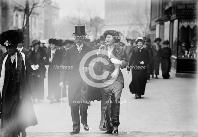Vice President And Mrs. Marshall, 1913. Creator: Unknown.