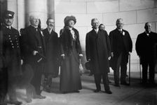 Vice President Thomas Riley Marshall - Arrival For Inauguration...1913. Creator: Harris & Ewing