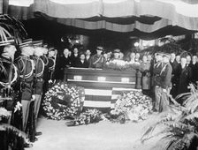 Vice Pres't. Sherman lying in state, 1912. Creator: Bain News Service