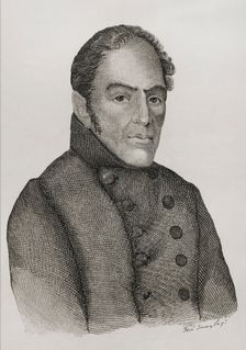 Vicente Gonzalez Moreno (1778-1839), Spanish general, 1842. Creator: Jose Gomez