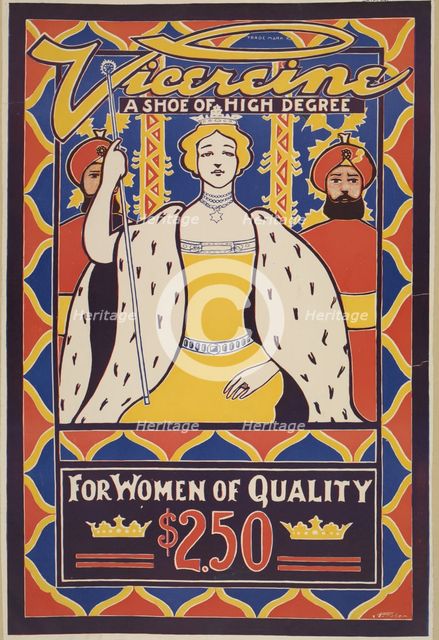 Vicereine. A shoe of high degree for women of quality, c1895 - 1917. Creator: Unknown.