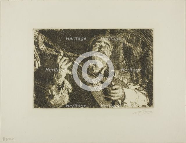 Vicke, 1918. Creator: Anders Leonard Zorn.