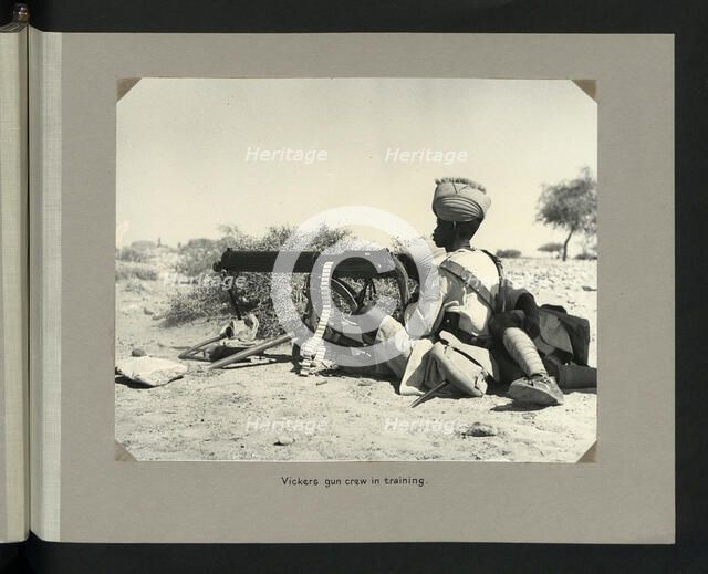 Vickers gun crew in training, 1964. Creator: Colonial Office.