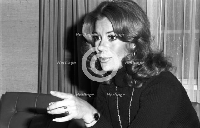 Vicki Carr, American singer and humanitarian, London, 1972. Artist: Brian O'Connor.