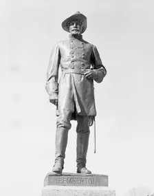 Vicksburg battlefield monument, Mississippi, 1936. Creator: Walker Evans